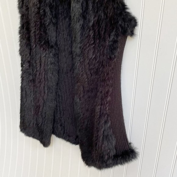 Metric Knits Fur Vest Collection Black - Picture 5 of 6